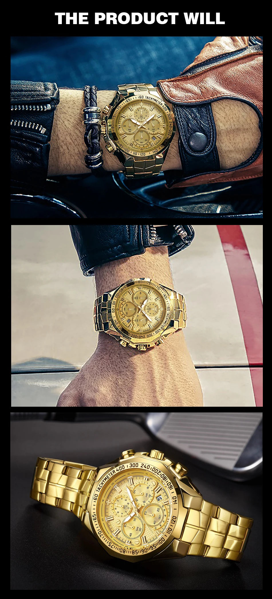 Relogio Wrist Watch For Him ❤️