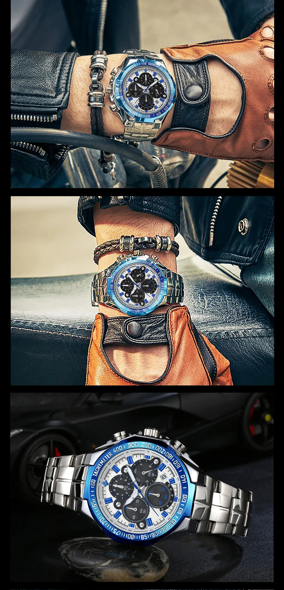 Relogio Wrist Watch For Him ❤️