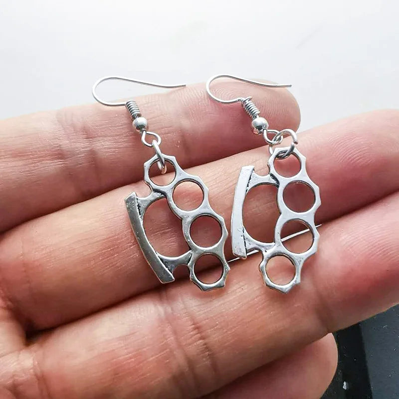 Brass Knuckles Pendant Necklace ❤️