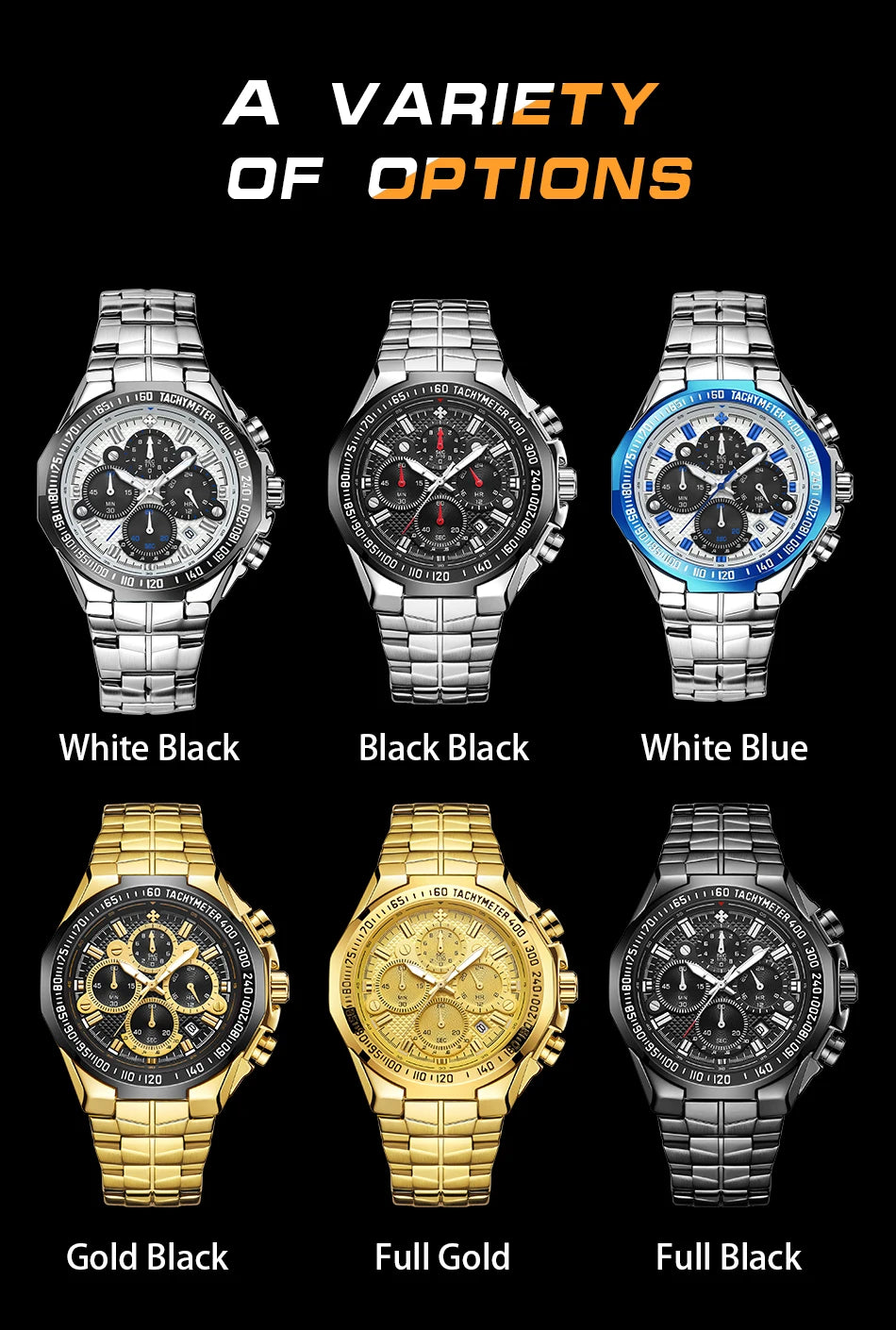 Relogio Wrist Watch For Him ❤️