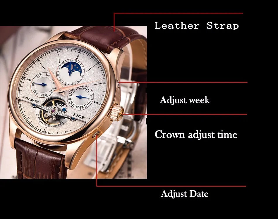 LIGE Men's Time Piece ❤️😍