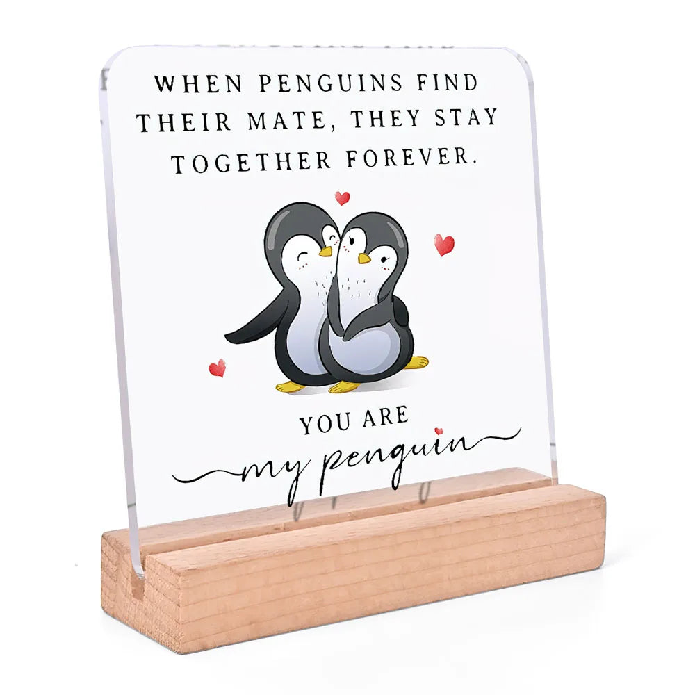 Penguin Gift For Partner ❤️