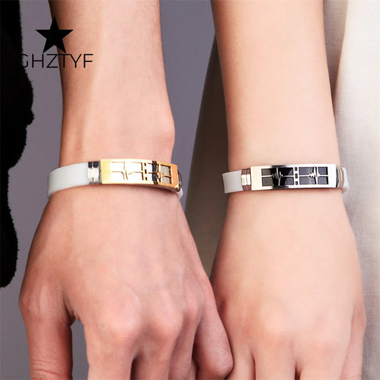 Couple's Heartbeat Bracelet ❤️