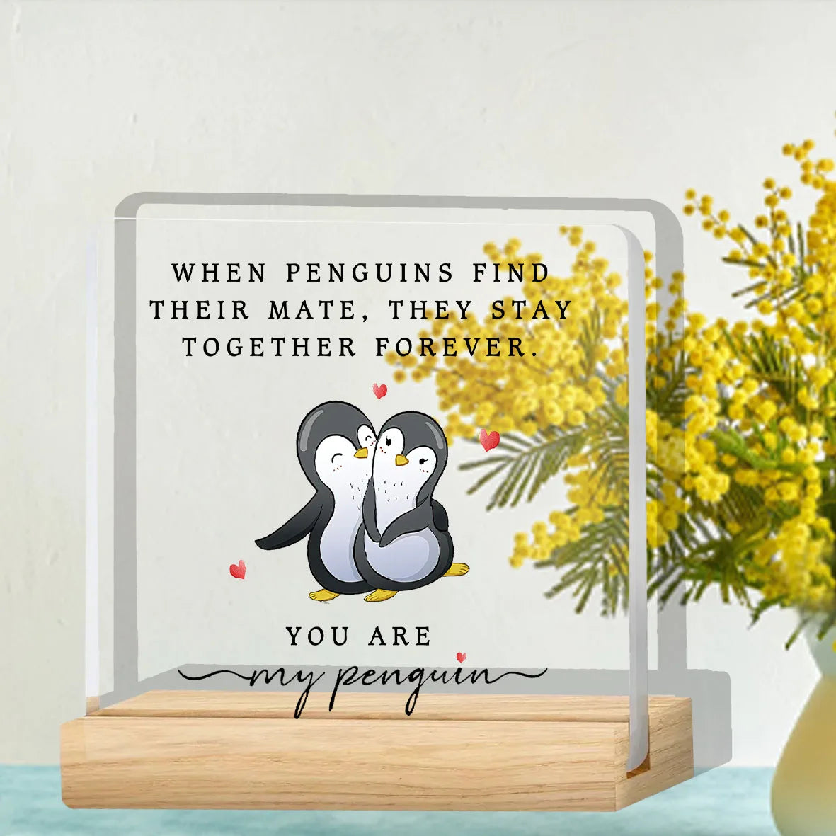 Penguin Gift For Partner ❤️