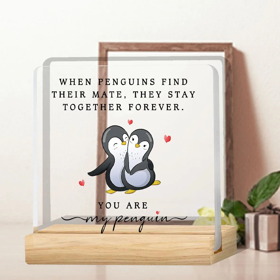Penguin Gift For Partner ❤️
