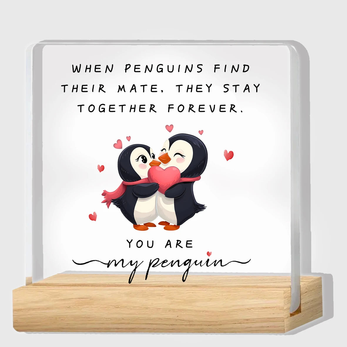 Penguin Gift For Partner ❤️