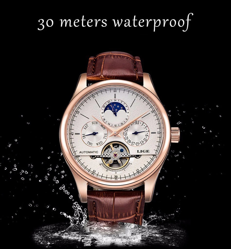 LIGE Men's Time Piece ❤️😍