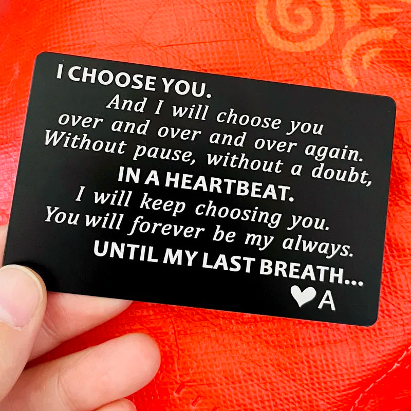 For Your Partner - Reminder Love Card ❤️