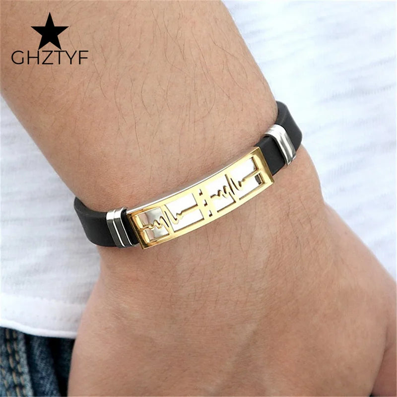 Couple's Heartbeat Bracelet ❤️